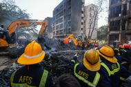 Air India Boeing crash in Ahmedabad (Image via Getty)